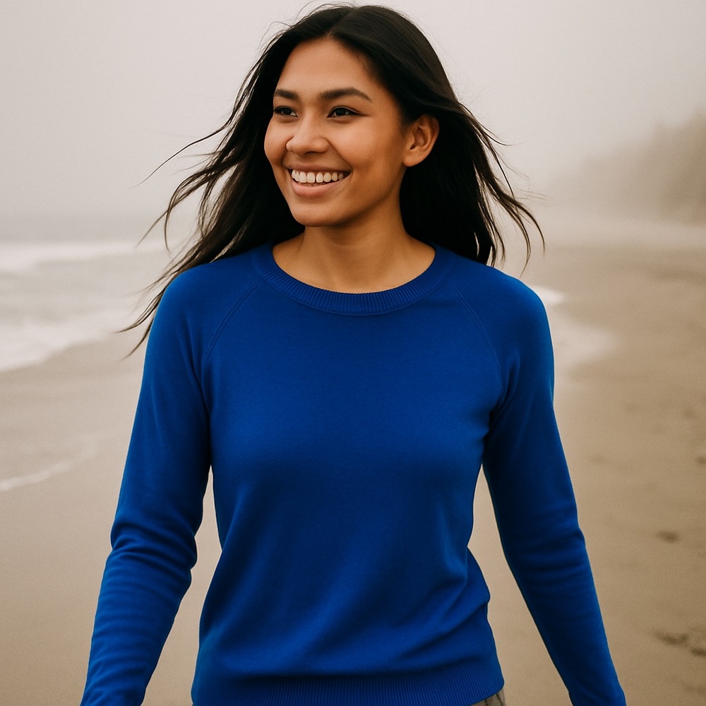 Vibrant Royal Blue Sweater